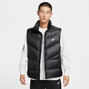 残少 S ナイキ ウィンドランナー シールド 天然 ダウンベスト 撥水 防風 黒 NIKE公式】ナイキ ウィンドランナー メンズ ステートメント ダウン